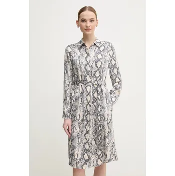 Dámské šaty Šaty OUI béžová barva, mini, 92082 01X, vel. 38