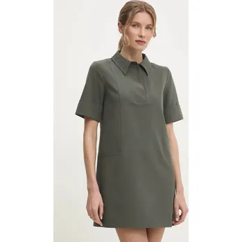 Dámské šaty Šaty Answear.LAB zelená barva, mini 9912.tos 77X, vel. M