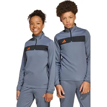 Chlapecká mikina Dětská mikina adidas Performance šedá barva, s aplikací, JD0567 90X, vel. 176