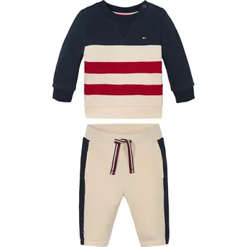 Pánské oblečení Dětská tepláková souprava Tommy Hilfiger KN0KN01979.PPYA béžová 02X, vel. 56