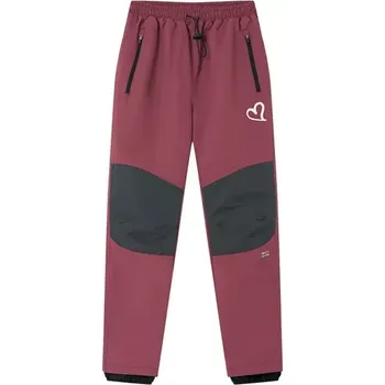 Chlapecké kalhoty Dětské zimní nepromokavé kalhoty WOLF B2577 vínové vel.128