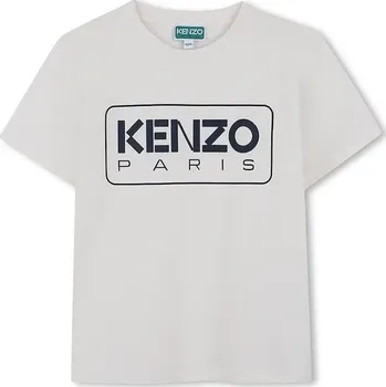 Chlapecké tričko Dětské bavlněné tričko Kenzo Kids K61142.114.150 bílá 00X, vel. 114
