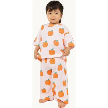 Dětské bavlněné kalhotky Tinycottons APPLES BABY PANT SS25.039 žlutá 11X, vel. 74