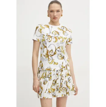 Tričko Versace Jeans Couture 78HAH613.JS458 bílá 00A, vel. M