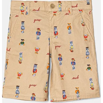 Chlapecké oblečení Dětské kraťasy Guess N5RD01.WFY91.PPYA žlutá 17X, vel. 118-122