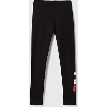 Dívčí legíny Dětské legíny Fila FAK0125 černá 99X, vel. 86-92