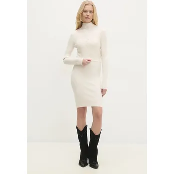 Dámské šaty Šaty a svetr Answear.LAB béžová barva MG58857AB.HWK 01X, vel. S/M