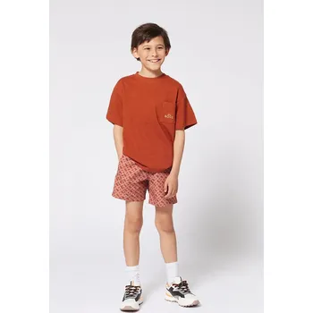 Pánské kraťasy Dětské plavkové šortky BOSS oranžová barva, J51974 J51974.162.174 32X, vel. 174