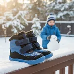 Protetika - zimní barefoot boty s membránou PRO-TEX NUT blue - zateplené Veľkosť: 21