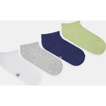 Dětské ponožky United Colors of Benetton 4-pack 6GRD07024.G.Seasonal zelená 71X, vel. 25/29