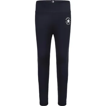 Dívčí legíny Dětské legíny Converse černá barva, hladké, 3CD916 99X, vel. 98-104