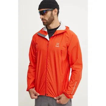 Pánská větrovka Outdoorová bunda Haglöfs L.I.M Proof červená barva, 605234 33X, vel. XXL