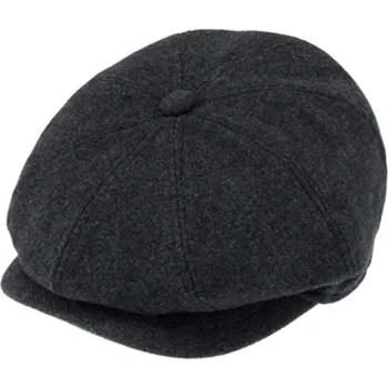 Čepice Fiebig - Headwear since 1903 Pánská zimní šedá 8-dílná bekovka - Fiebig Velikost: 63 cm (XXL)