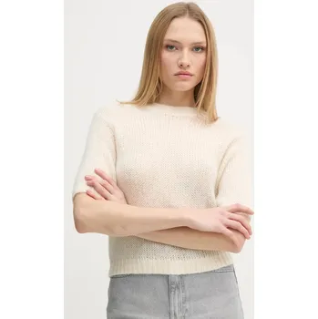 Dámský svetr Vlněný svetr Joop! dámský, béžová barva, 30044779 10015666 01X, vel. 36