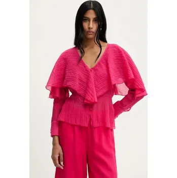 Dámská košile Košile Answear.LAB dámská, růžová barva, regular 24231YT.HWK 43X, vel. S