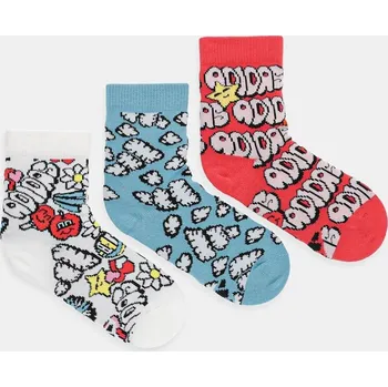 Pánské ponožky Dětské ponožky adidas Performance 3-pack červená barva, JH3421 33X, vel. 40/42