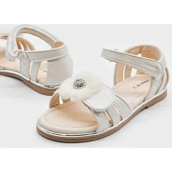 Dívčí sandály Dětské sandály Mayoral bílá barva, 45625 45625.57A.Kids.PPYA 00X, EUR 31