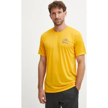 Pánská móda Sportovní tričko Jack Wolfskin Vonnan A62314 oranžová 22X, vel. S
