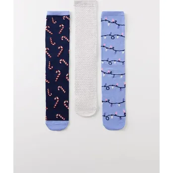 Pánské ponožky Bavlněné ponožky women'secret GENERIC SOCKS PACKS 3-pack 4488635 modrá 05X, vel. ONE SIZE