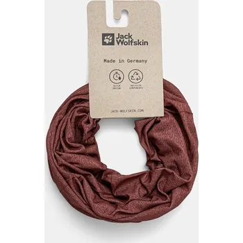 Nákrčník Nákrčník Jack Wolfskin Basic červená barva, hladký 1911303 92X, vel. ONE SIZE