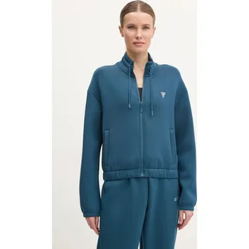 Dámská mikina Mikina Guess CECILIA V4BQ14.K7UW2 tyrkysová 69X, vel. XL