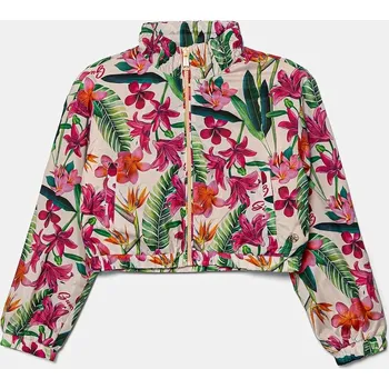 Dětská bunda Guess růžová barva, J5GL02 WCFM0 J5GL02.WCFM0.PPYA 42X, vel. 125-135