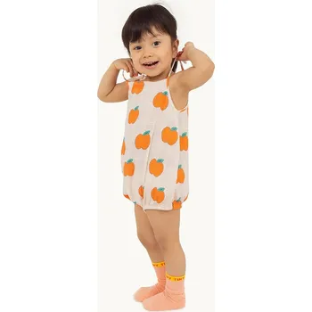 Kojenecký body Bavlněné kojenecké body Tinycottons APPLES STRAPS BODY SS25.163 béžová 01X, vel. 62