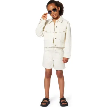 Dětské bavlněné šortky Michael Kors béžová barva, s aplikací, R30341 R30341.114.150 01X, vel. 126