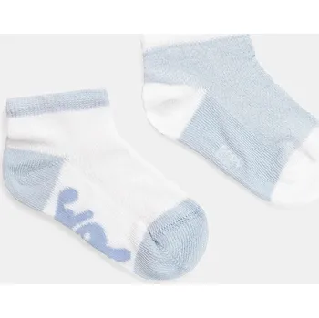 Dětské ponožky United Colors of Benetton 2-pack modrá barva, 6AO5F211F 6AO5F211F.W.Seasonal 50X, vel. 74