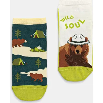 Pánské ponožky Bavlněné ponožky Medicine 2-pack pánské, více barev RS25.LGM702 vícebarevná MLA, vel. 43/46