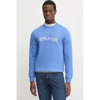 Pánská mikina Mikina Pepe Jeans DYLAN CREW PM582756 fialová 54X, vel. XL