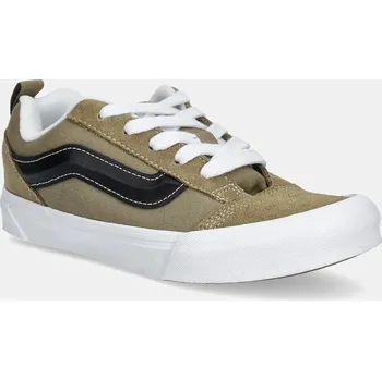 Pánská obuv Dětské tenisky Vans Knu Skool zelená barva, VN000D2TBIQ1 81X, EUR 36.5