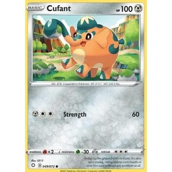 Sběratelská karetní hra Pokémon SHF 049/072 Cufant - Shining Fates Stav: Near Mint, Verze: NORMAL
