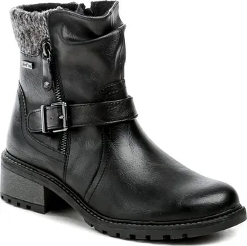 Dámská zimní obuv Jana 8-26488-45 černé dámské zimní boty šíře H EU 37 + DÁREK