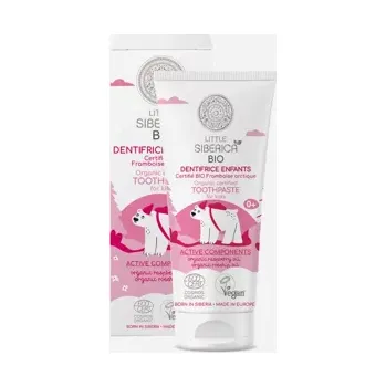 zubní pasta Little Siberica Dětská zubní pasta Arktická malina 60 g