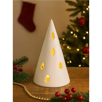 Svícen Sinsay - Svícen ve tvaru stromečku - bílá - 660GH-00X - 660GH-00X-ONE