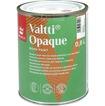 barva a nátěr na dřevo TIKKURILA Valtti Opaque - polomatná krycí barva na dřevo 0.9