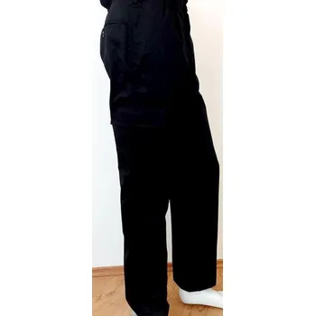 Pánské kalhoty Kalhoty kapsáče light černé - Z0021A Barva: Černá, Velikost: 2XL