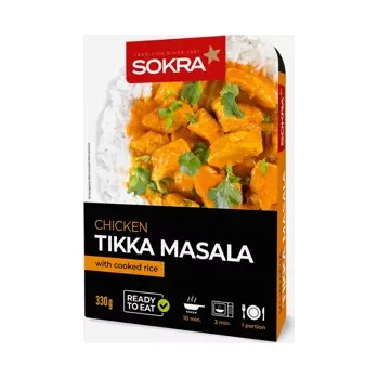 konzervovaná ryba Kuřecí Tikka Masala s vařenou rýží 330 g