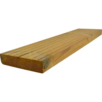 Terasové prkno Terasová prkna 26x117x3000 ThermoWood® borovice - povrch hrub�