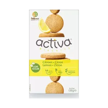 Bonbon Protein sušenky s vlákninou a sníženým obsahem cukru s citrónem 120 g