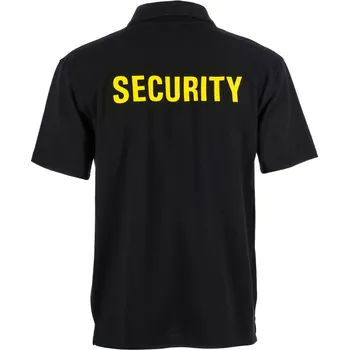 Pánské tričko Kariban Polokošile se žlutým potiskem SECURITY Z0096Ž Barva: SECURITY žlutě, Velikost: 4XL