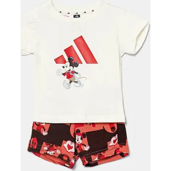 Kojenecká souprava Kojenecká sada adidas červená barva, JF3625 33X, vel. 68