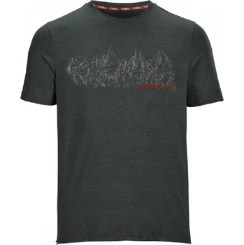 Pánské tričko Triko LILLEO pánské tmavě šedé krátký rukáv XL tmavě šedé