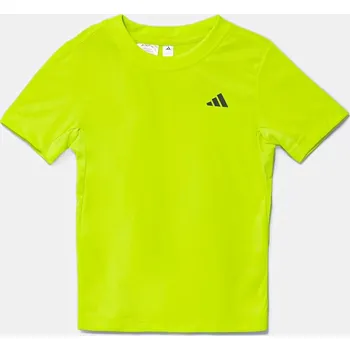 Chlapecké tričko Dětské tričko adidas Performance zelená barva, s potiskem, JP0996 71X, vel. 116