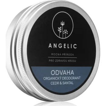 Angelic Organický deodorant "Odvaha" Cedr & Santal krémový deodorant v BIO kvalitě 50 ml