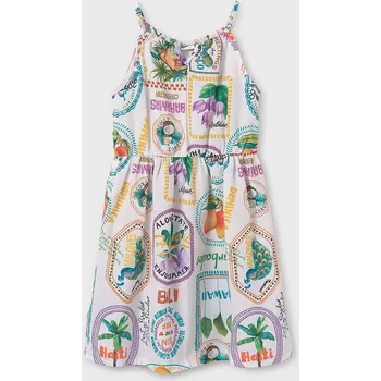 Dívčí šaty Dívčí šaty Mayoral zelená barva, mini, 6986 6986.8J.Junior.PPYA 76X, vel. 128