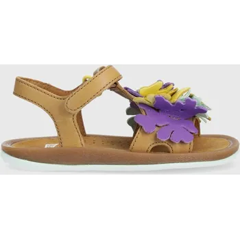 Dívčí sandály Dětské sandály Camper hnědá barva K800582.25.27 82X, EUR 26