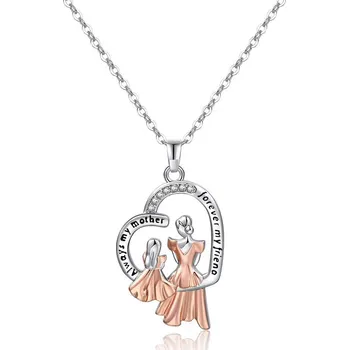 Náhrdelník Moonlit Stříbrný náhrdelník matka a dcera – symbol lásky a spojení