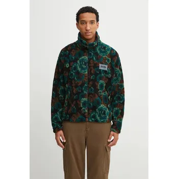 Pánská mikina Fleecová mikina Napapijri x Martine Rose pánská, zelená barva, vzorovaná, NP0A4FPLFUB1, L, 67X
